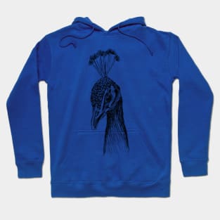 Peacock head image Hoodie